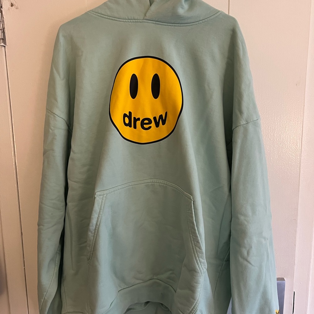 Drew House Mascot Mint Hoodie Size XL